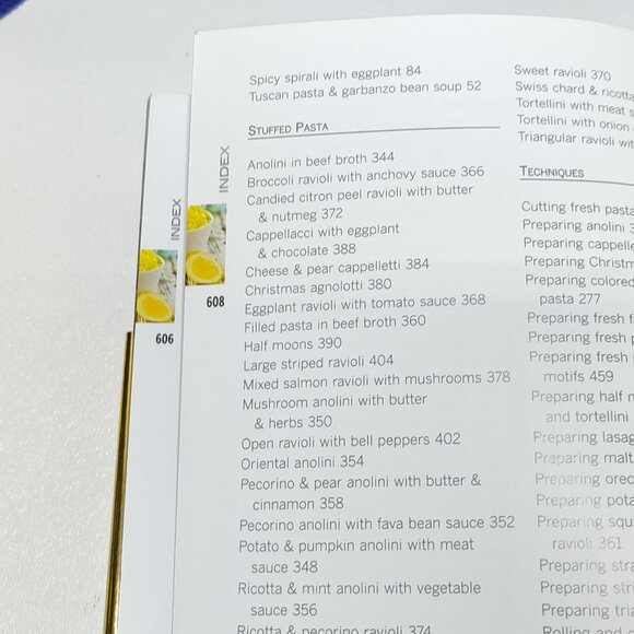 The Golden Book Of Pasta Hardcover Cookbook With Over 250 Recipes By Barrons - Picture 9 of 12